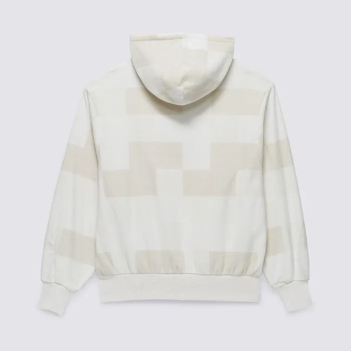 Vans Hoodies and Sweatshirts Women Winter Checker Bloussant Pullover Hoodie Beige