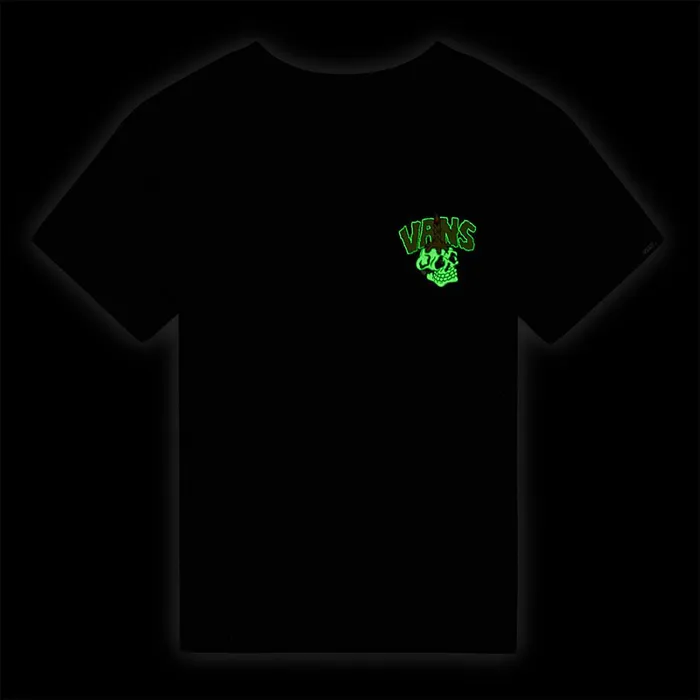 Vans Little Kids 28 Years Kids Little Haunted House Of TShirt 28 Years Black