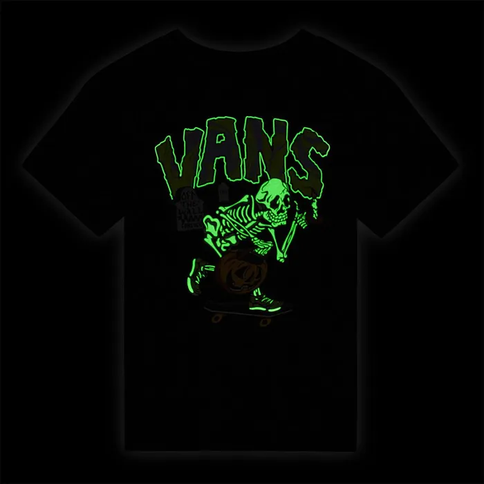 Vans Little Kids 28 Years Kids Little Haunted House Of TShirt 28 Years Black