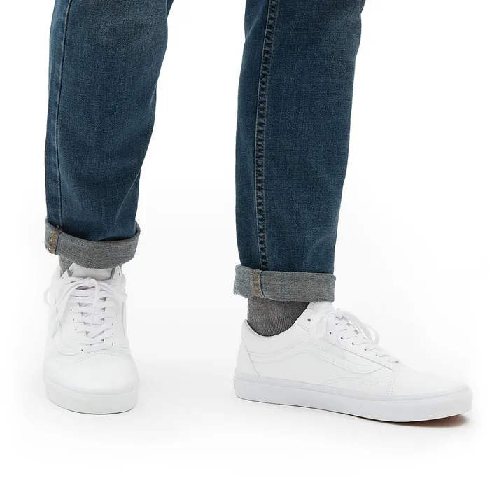 Vans Lowtop Shoes Men Classic Tumble Old Skool Shoes White