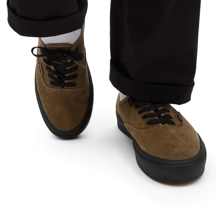 Vans Lowtop Shoes Women Authentic ComfyCush Suede Shoes Brown