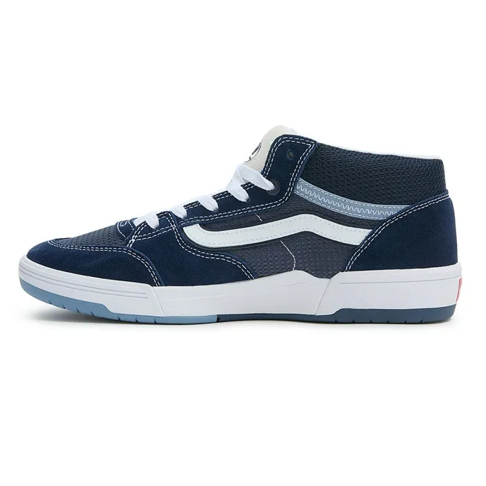 Vans Skate Shoes Women Zahba Mid Shoes Blue