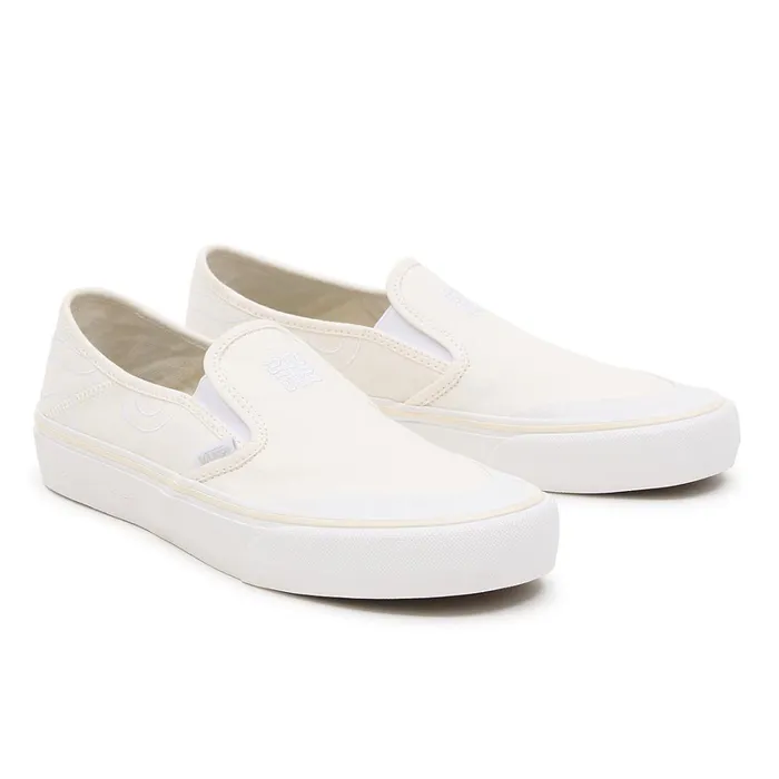 Vans Slipon Shoes Men X Wasted Talent SlipOn VR3 Shoes White