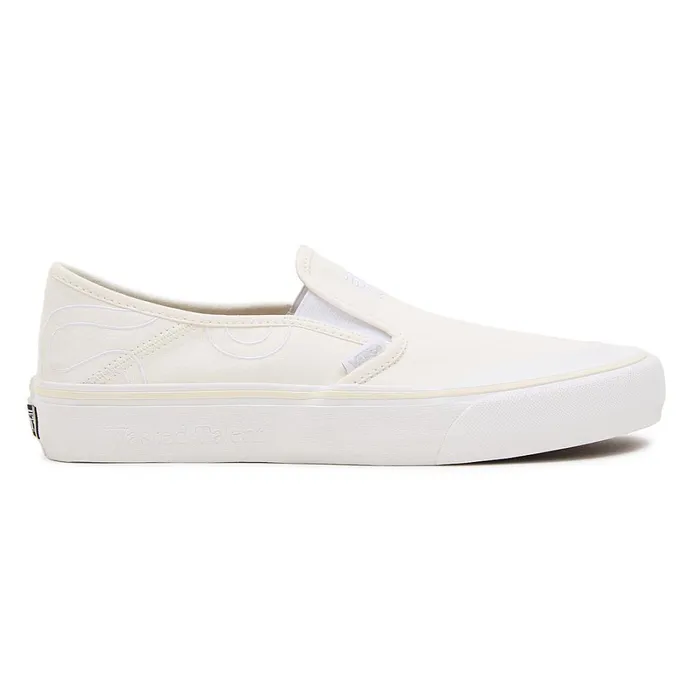 Vans Slipon Shoes Men X Wasted Talent SlipOn VR3 Shoes White