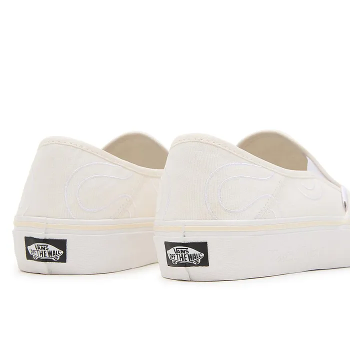 Vans Slipon Shoes Men X Wasted Talent SlipOn VR3 Shoes White