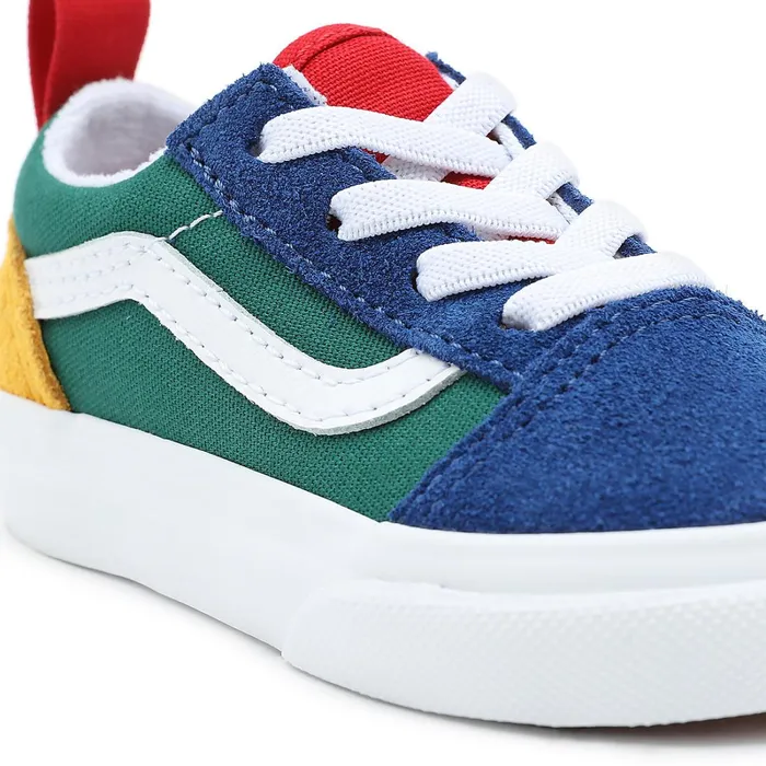 Vans Toddler Shoes 14 Years Kids Toddler Yacht Club Old Skool Elastic Lace Shoes 14 Years Multicolour