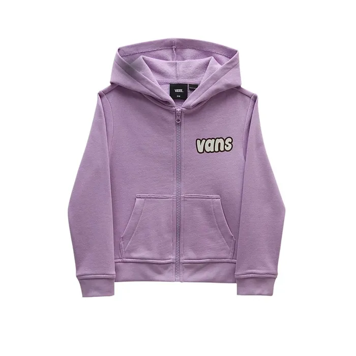Vans View All Kids Little Ginger Board Man Full Zip Hoodie 28 Years Purple