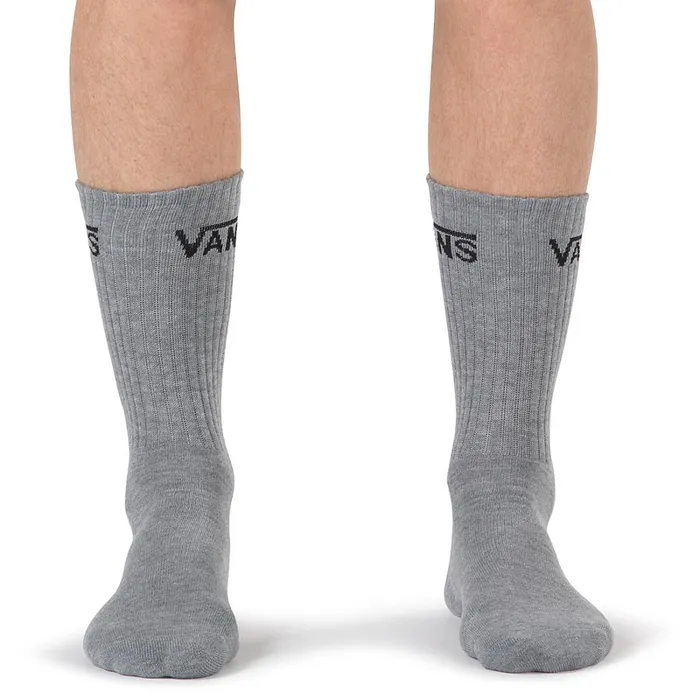 Vans View All Men Classic Crew Socks 3 Pair PK Grey