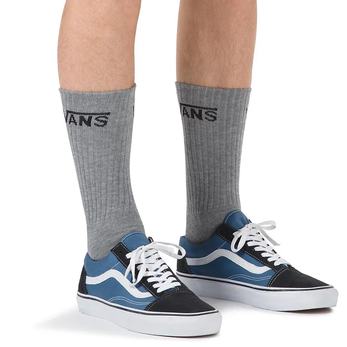 Vans View All Men Classic Crew Socks 3 Pair PK Grey