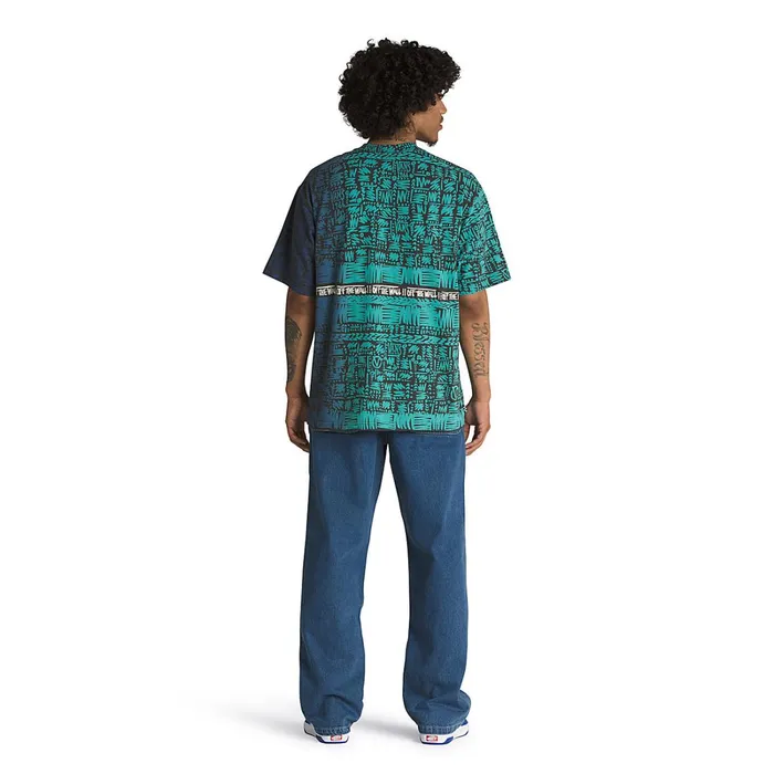 Vans View All Men Rowan Zorilla Drill Chore Loose Carpenter Denim Trousers Blue