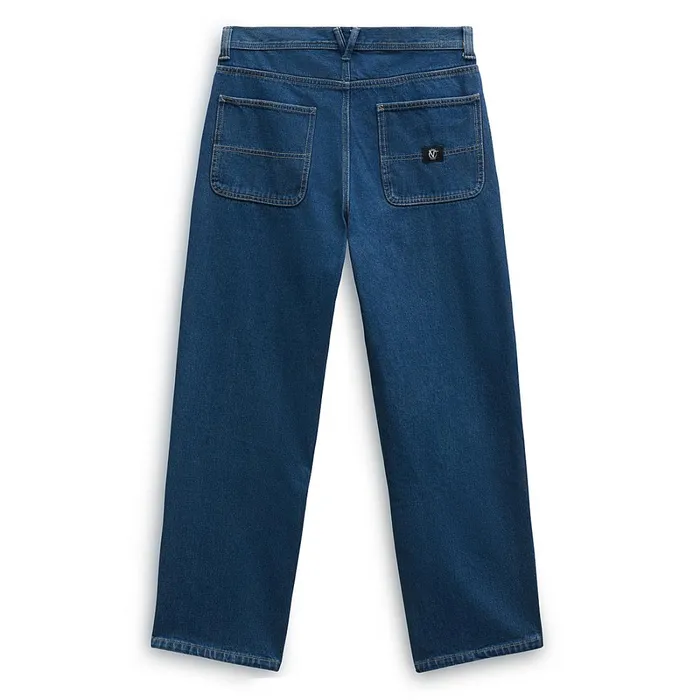 Vans View All Men Rowan Zorilla Drill Chore Loose Carpenter Denim Trousers Blue