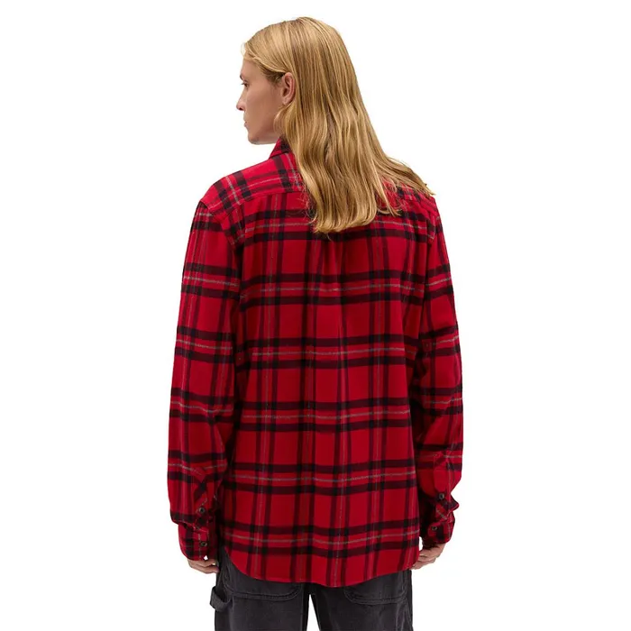 Vans View All Men Westminster Buttondown Long Sleeve Shirt Red