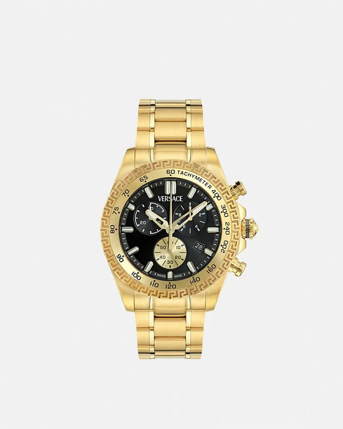 Versace Chrono X Watch Gold Men Watches