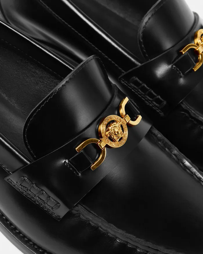 Versace Medusa 03995 Loafers Blackgold Women Medusa 03995