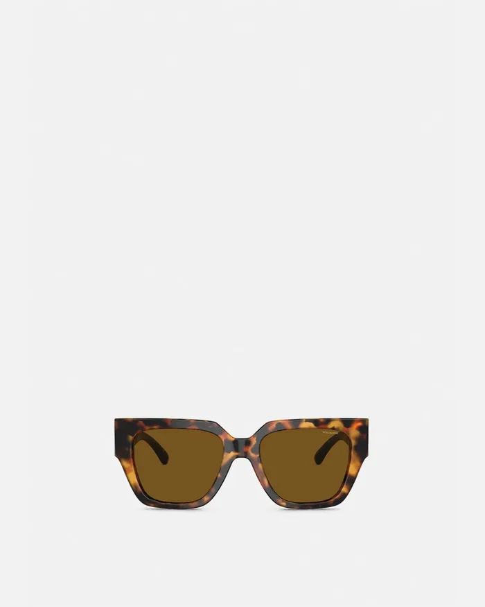 Versace Medusa Chain Sunglasses Havana Women Sunglasses