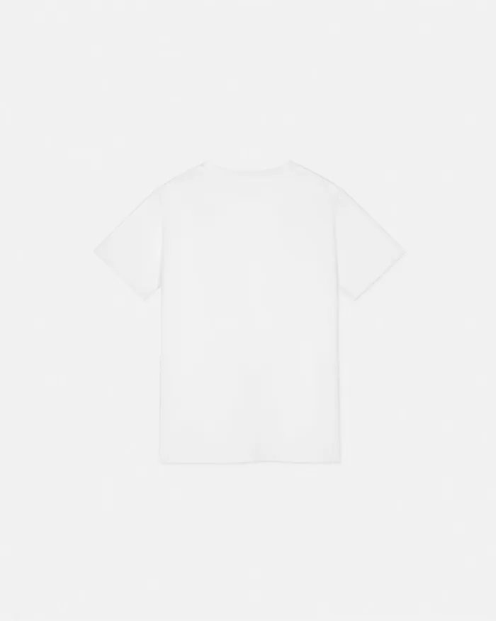 Versace University Coral TShirt White Kids Shirts and Tshirts