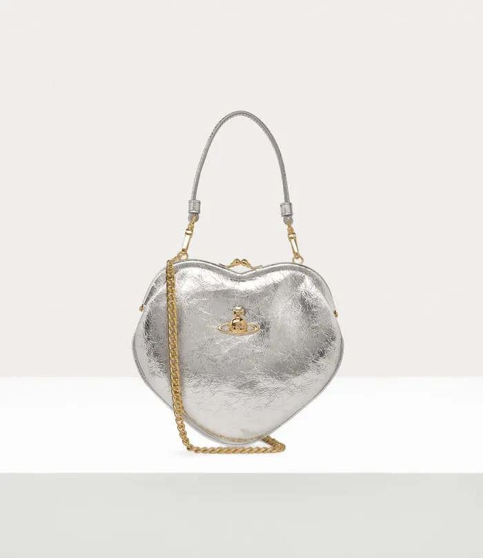 Vivienne Westwood Wallets And Purses Women Belle Heart Frame Purse Silver