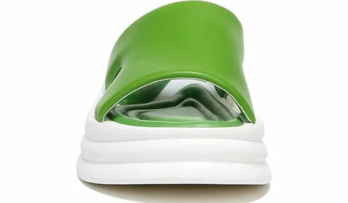 Wedge Sandals Women Franco Sarto Sarto Vina Platform Slide Sandal Acid Green Leather