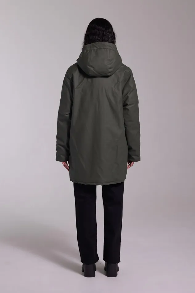 Winter Coats Women Stutterheim Stockholm Winter Jacket Green