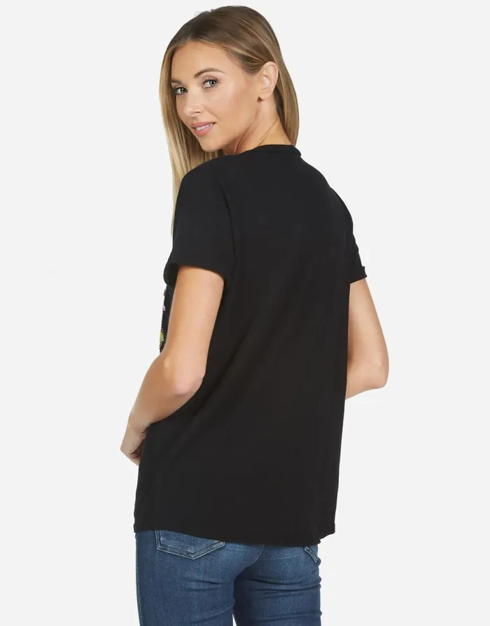 Women039s Edda X Guns N039 Roses Black Lauren Moshi Short Sleeve