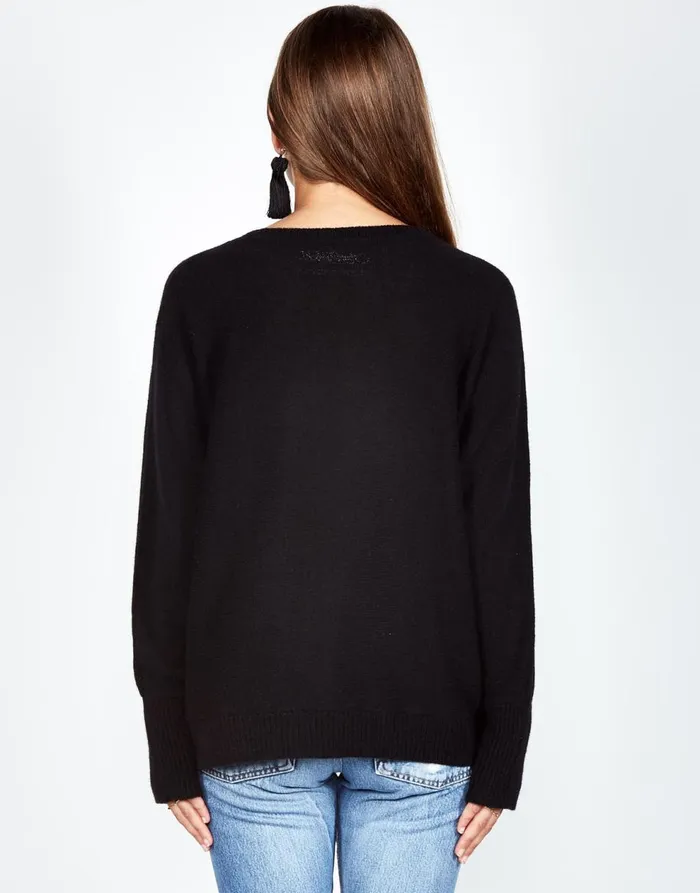 Women039s Ladona Glitter Bowie Black Lauren Moshi Sweaters and Knits