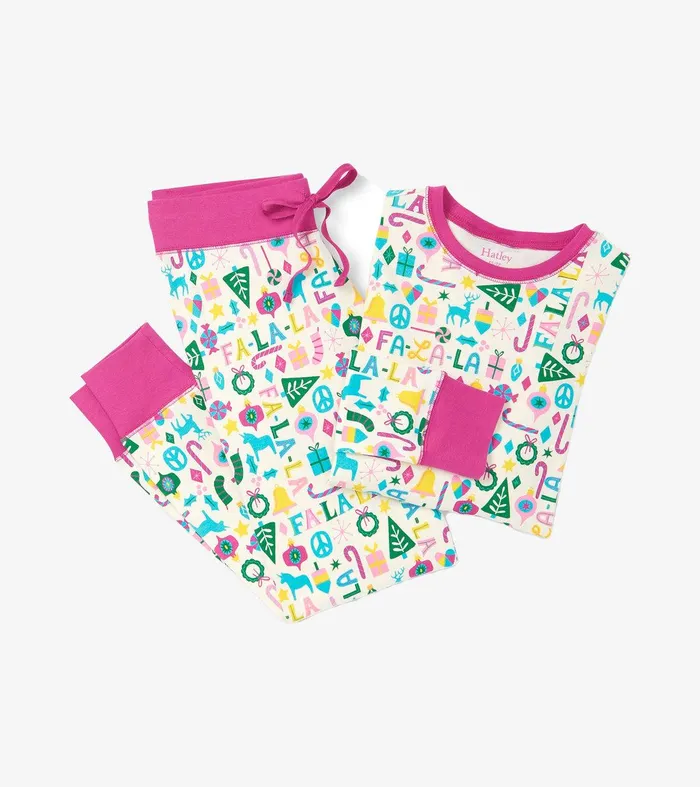 Women039s Pink Falala Pajama Set Hatley
