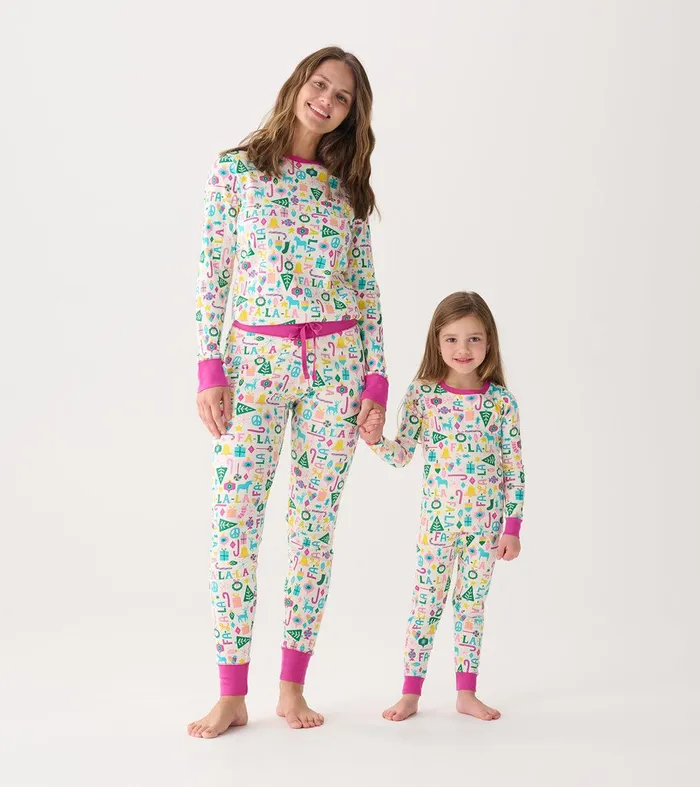 Women039s Pink Falala Pajama Set Hatley
