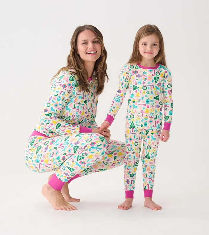 Women039s Pink Falala Pajama Set Hatley