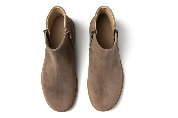 Women ABEO Footwear Boots Compass Zip Dark Taupe