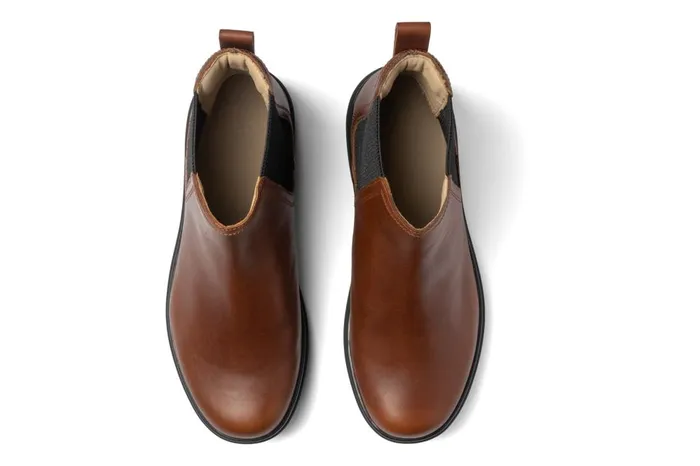 Women ABEO Footwear Boots Vista Chelsea Dark Tan
