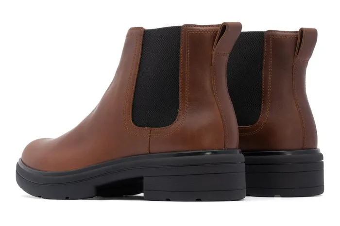 Women ABEO Footwear Boots Vista Chelsea Dark Tan