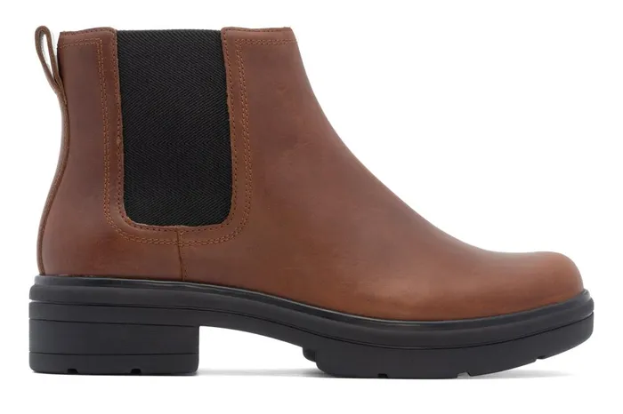 Women ABEO Footwear Boots Vista Chelsea Dark Tan