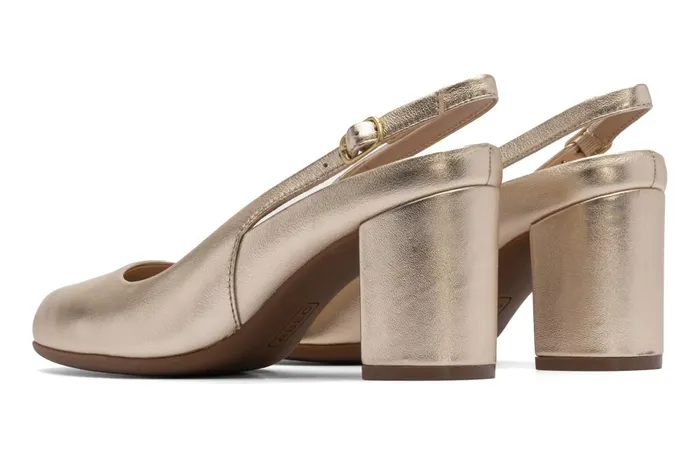 Women ABEO Footwear Dress Tempo Slingback Light Gold