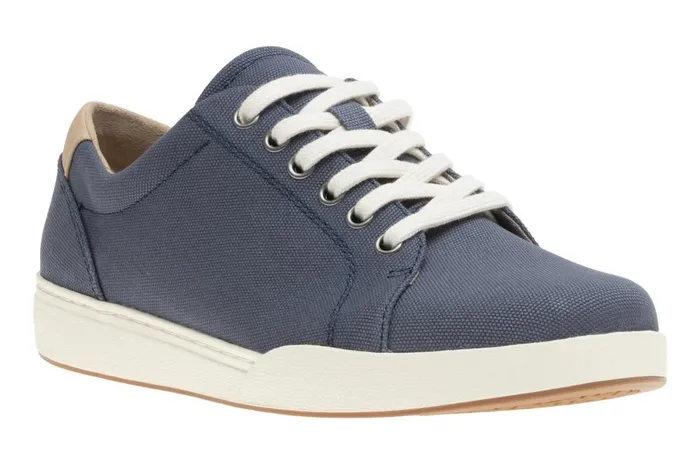 Women ABEO Footwear Sneakers Encore Sneaker Navy Canvas