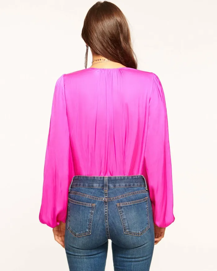 Women Alaina Embellished Blouse Electric Pink Ramy Brook Tops Women Alaina Embellished Blouse Electric Pink Ramy Brook Tops