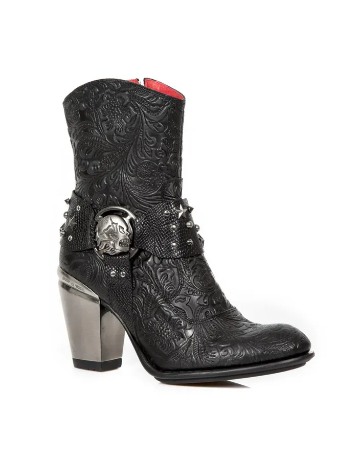 Women Ankle Boot Bull M7988C14 New Rock Heels Women Ankle Boot Bull M7988C14 New Rock Heels