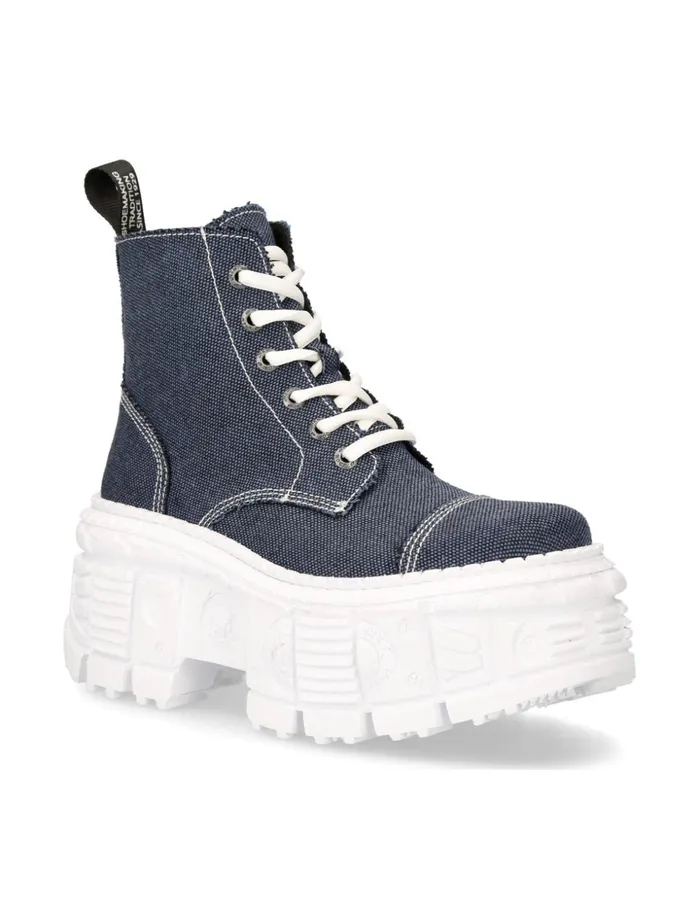 Women Ankle Boot Tank MWall005V25 New Rock Platform