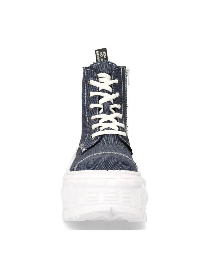 Women Ankle Boot Tank MWall005V25 New Rock Platform