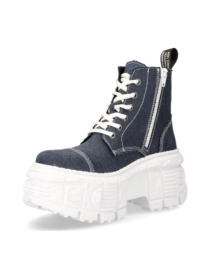 Women Ankle Boot Tank MWall005V25 New Rock Platform