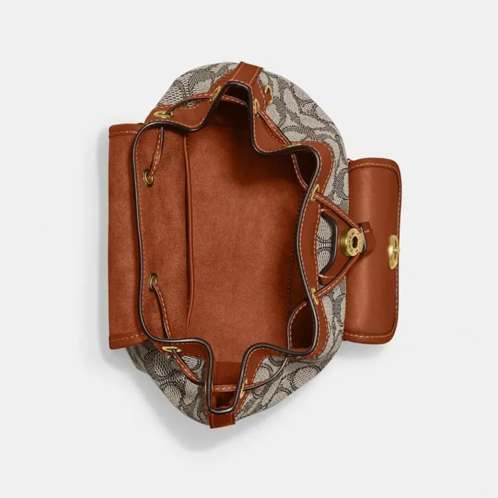 Women Backpacks Coach Riya Backpack 21 In Signature Textile Jacquard Brasscocoa Burnished Amb Women Backpacks Coach Riya Backpack 21 In Signature Textile Jacquard Brasscocoa Burnished Amb