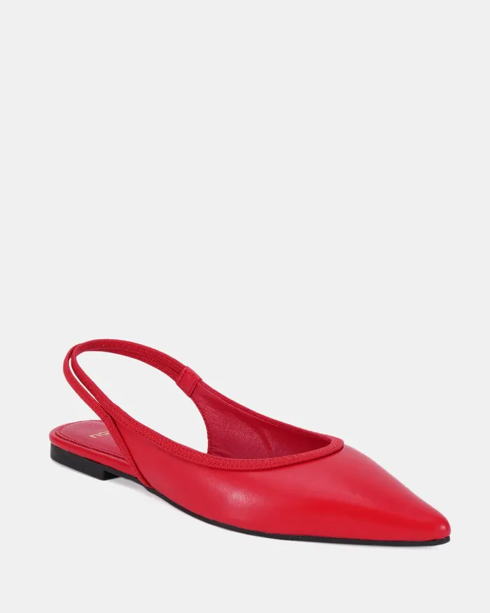 Women Ballet Flats NOVO Shoes CASSEY RED Ballet Flats