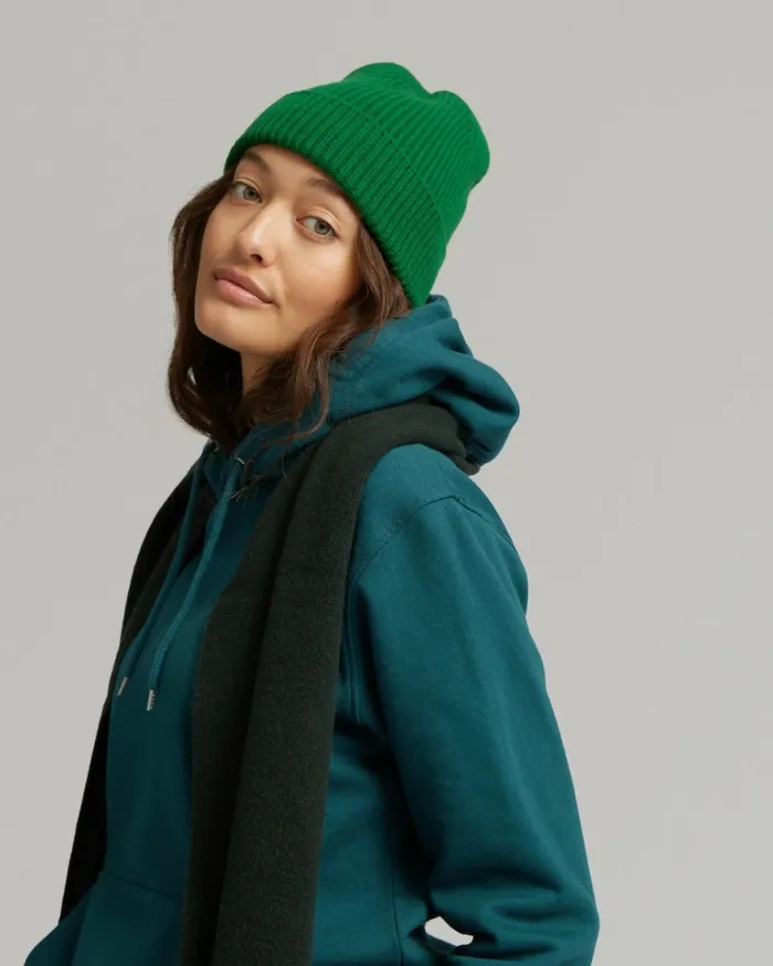 Women Beanies Colorful Standard Merino Wool Beanie Rosewood Mist