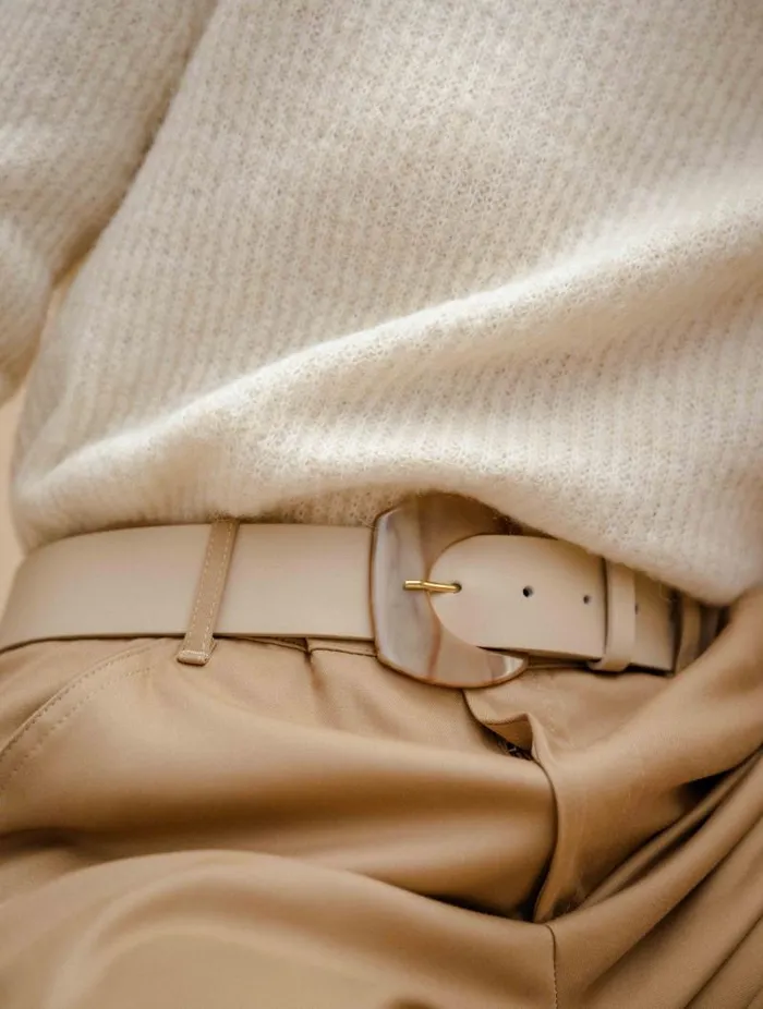 Women Belts Bobbies Murano Beige