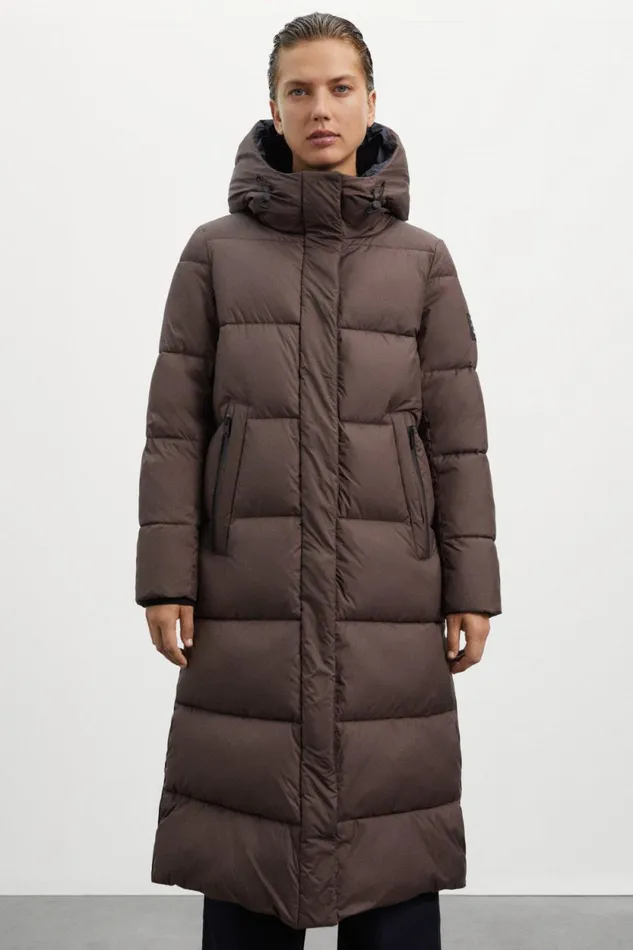 Women Brown Robson Jacket Ecoalf Coats And Jackets
