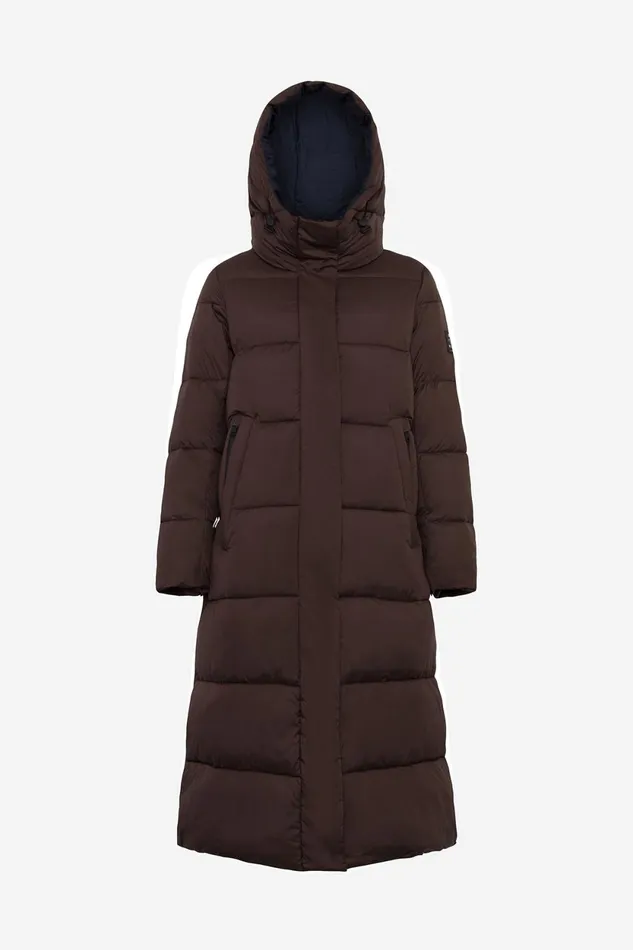 Women Brown Robson Jacket Ecoalf Coats And Jackets