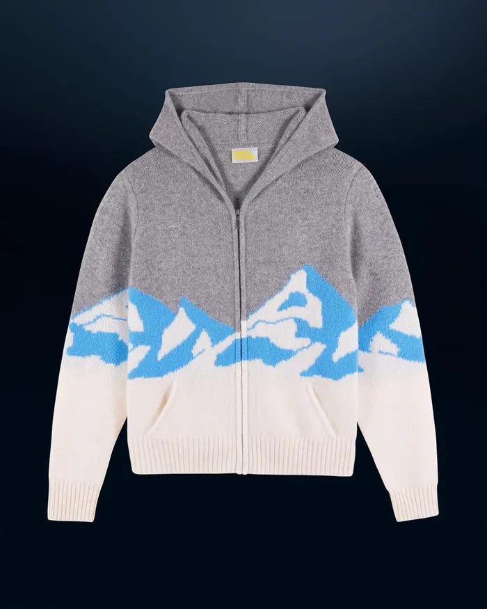 Women Cashmere Sweaters From Future Mountain Hoodie Sweater White