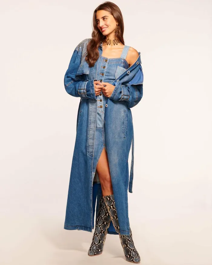 Women Cassandra Jacket Indigo Denim Ramy Brook Denim