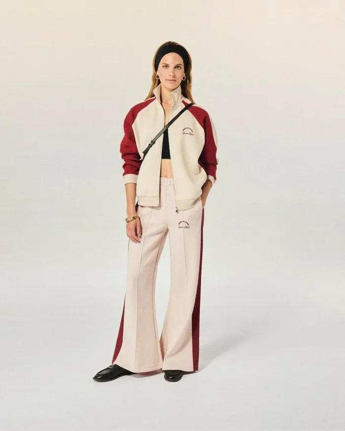 Women Coats and Jackets From Future Zipped Sweatshirt Beige