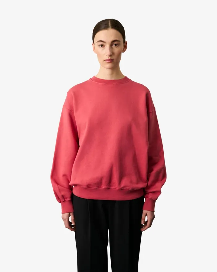 Women Crewneck Sweatshirts Colorful Standard Organic Oversized Crew Marine Blue