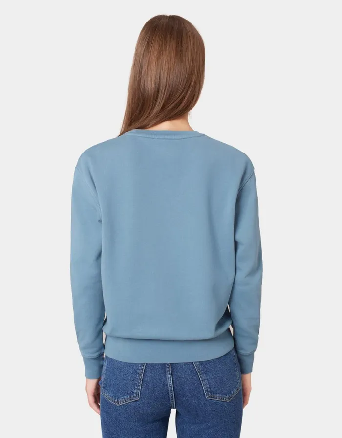 Women Crewneck Sweatshirts Colorful Standard Women Classic Organic Crew Heather Grey